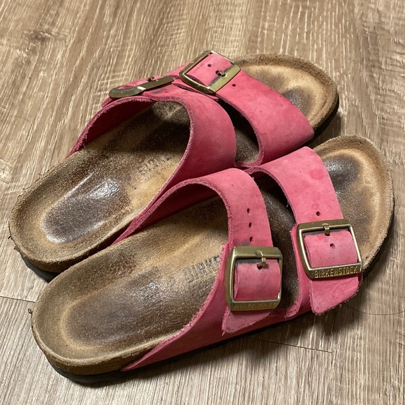 Birkenstock Shoes - Birkenstock Arizona Sandal In Pink 
- EU Size 38 - US size 7/7.5